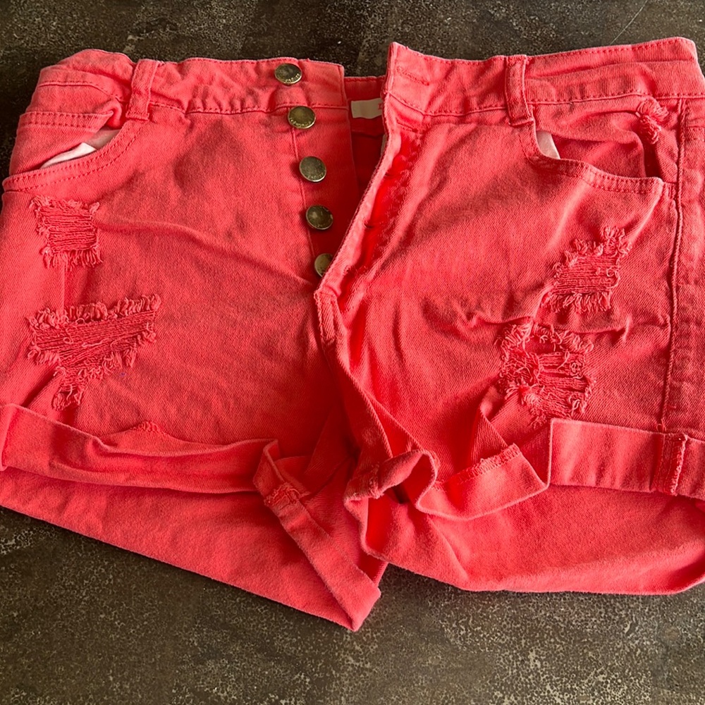 Red shorts
